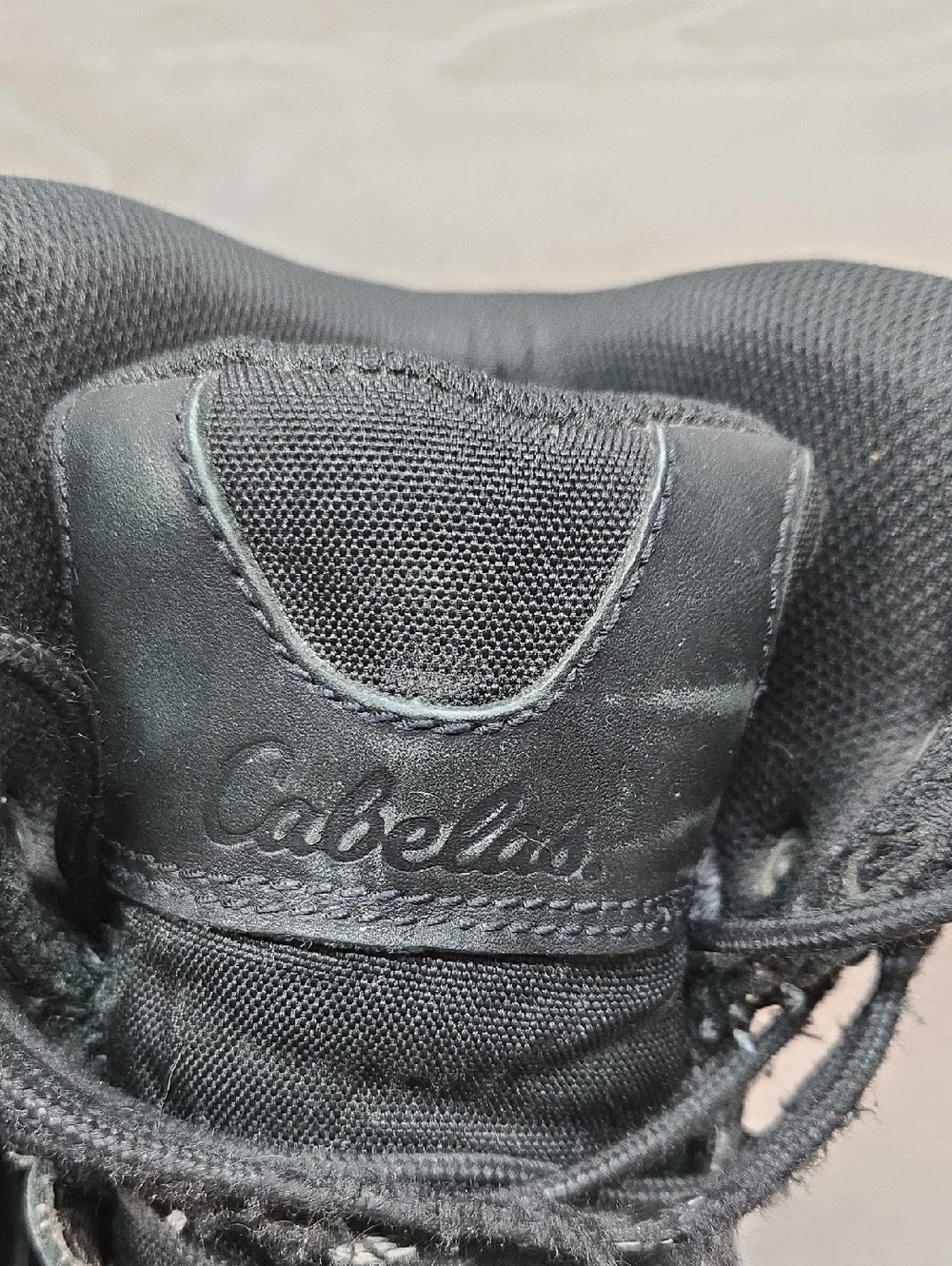 Cabelas Men's 81-8561 Black Tactical Lace-Up Boots Sneakers High Top Shoes 9.5D